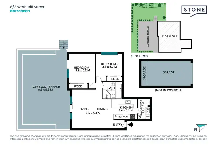 Floorplan of Homely apartment listing, 8/2 Wetherill Street, Narrabeen NSW 2101