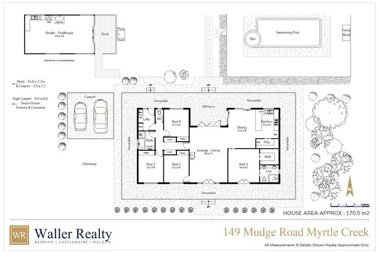 Floorplan of Homely house listing, 149 Mudge Road, Myrtle Creek VIC 3551