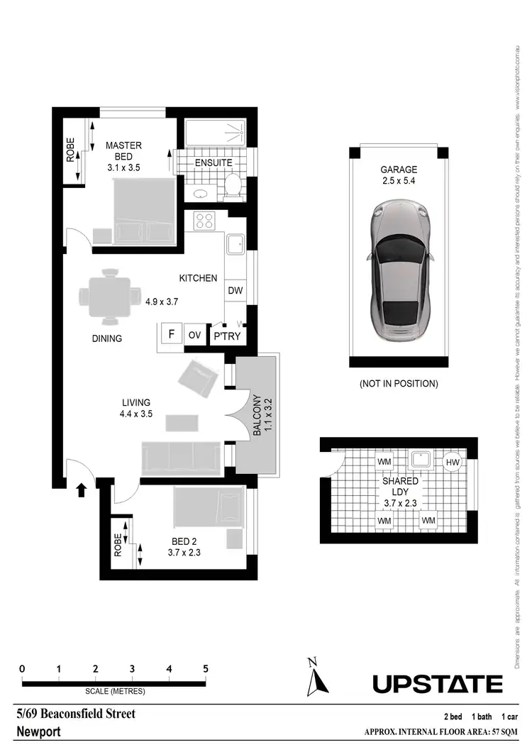 Floorplan of Homely unit listing, 5/69 Beaconsfield Street, Newport NSW 2106