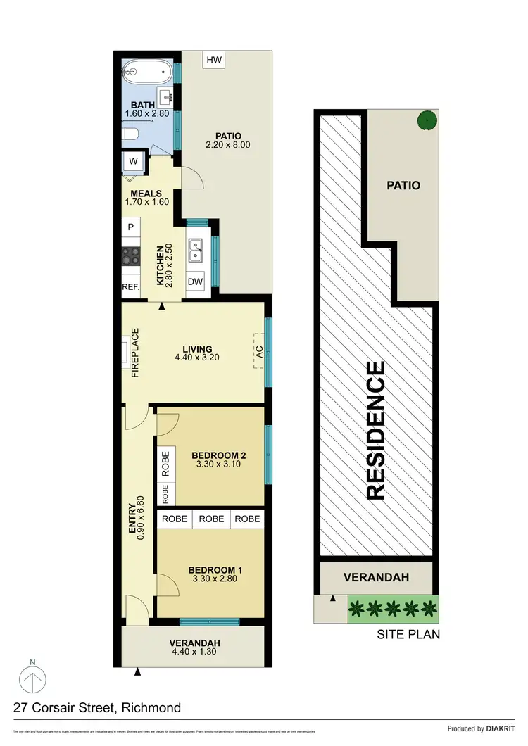 Floorplan of Homely house listing, 27 Corsair Street, Richmond VIC 3121