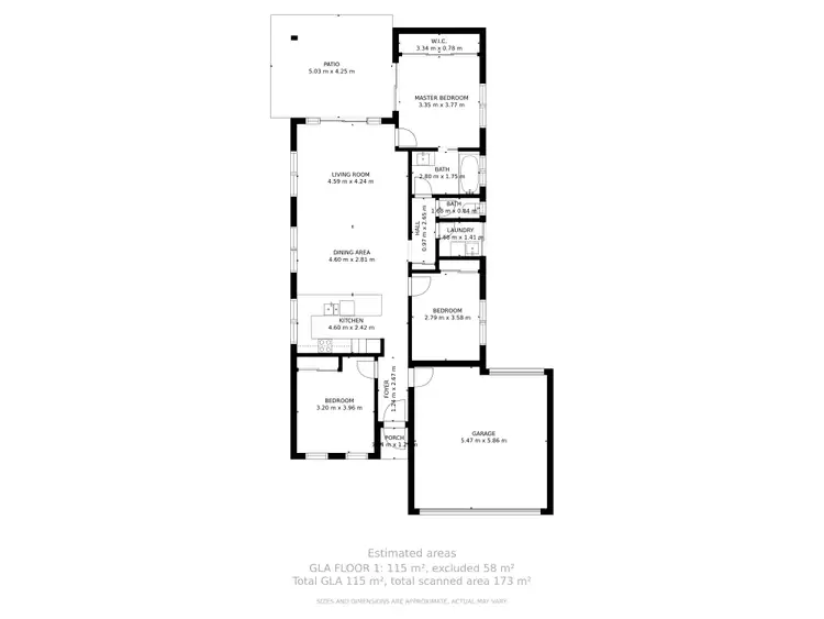 Floorplan of Homely house listing, 55 Phoenix Street, White Rock QLD 4868