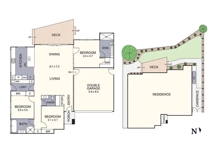 Floorplan of Homely house listing, 13A Mirang Avenue, Croydon VIC 3136
