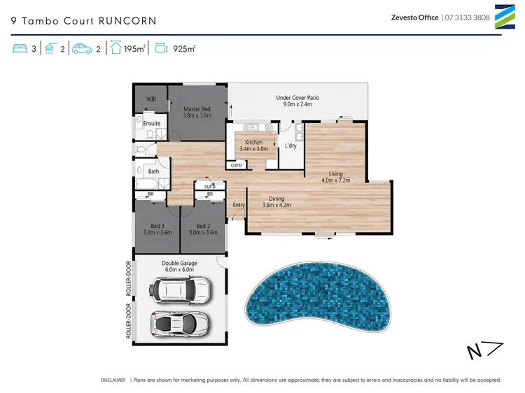 Floorplan of Homely house listing, 9 Tambo Court, Runcorn QLD 4113