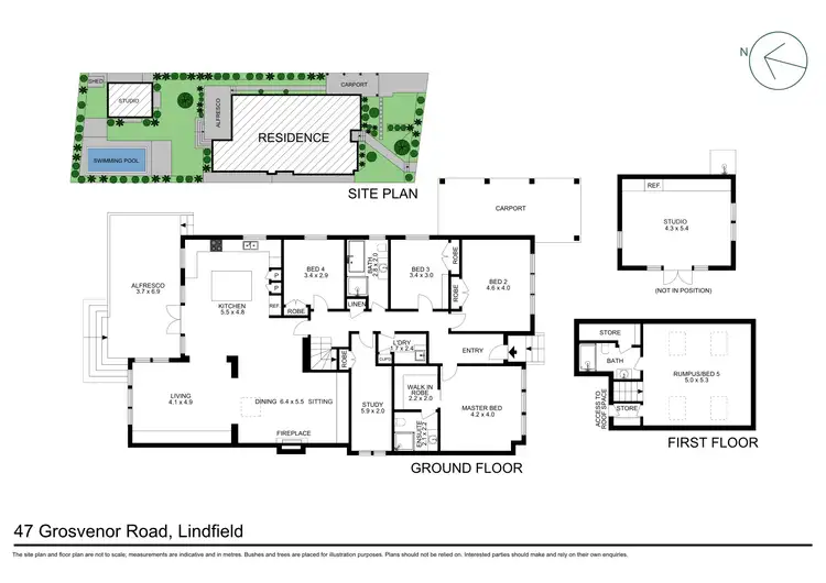 Floorplan of Homely house listing, 47 Grosvenor Road, Lindfield NSW 2070