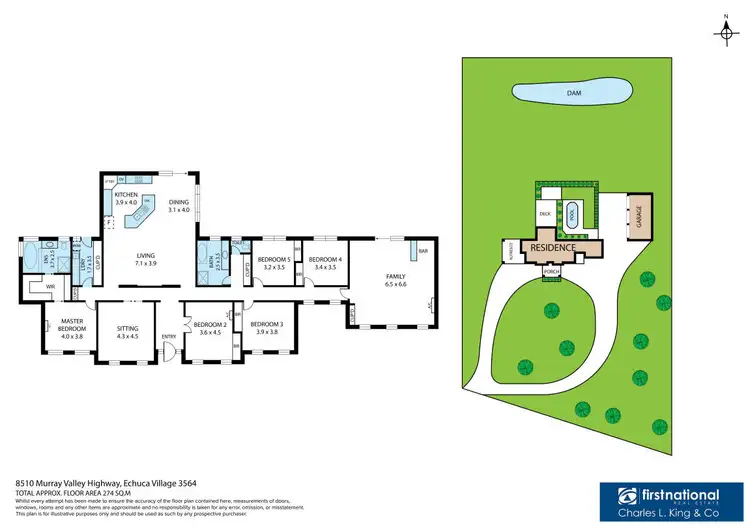 Floorplan of Homely house listing, 8510 Murray Valley Highway, Echuca VIC 3564