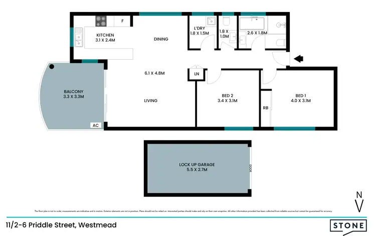 Floorplan of Homely apartment listing, 11/2-6 Priddle Street, Westmead NSW 2145