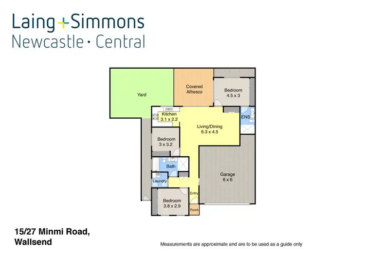 Floorplan of Homely villa listing, 15/27 Minmi Road, Wallsend NSW 2287