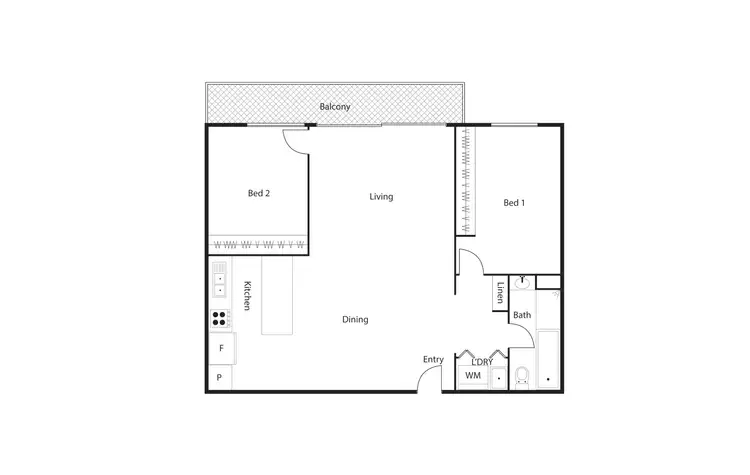 Floorplan of Homely apartment listing, 52/98 Corinna Street, Phillip ACT 2606