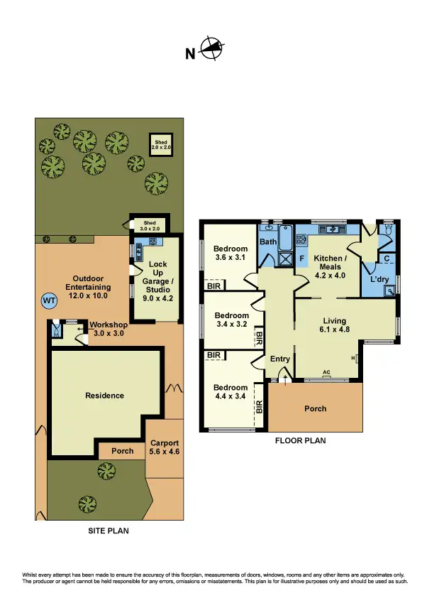 Floorplan of Homely house listing, 14 Estelle Street, Sunshine West VIC 3020