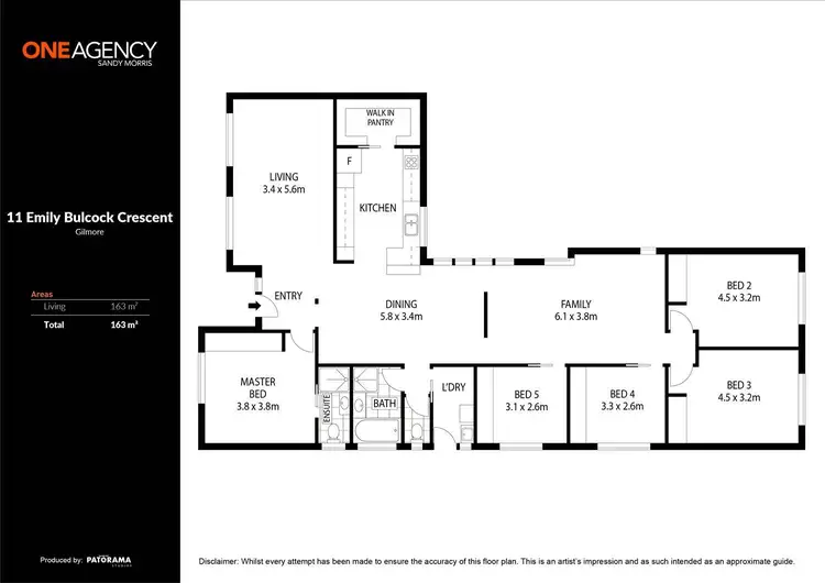 Floorplan of Homely house listing, 11 Emily Bulcock Crescent, Gilmore ACT 2905