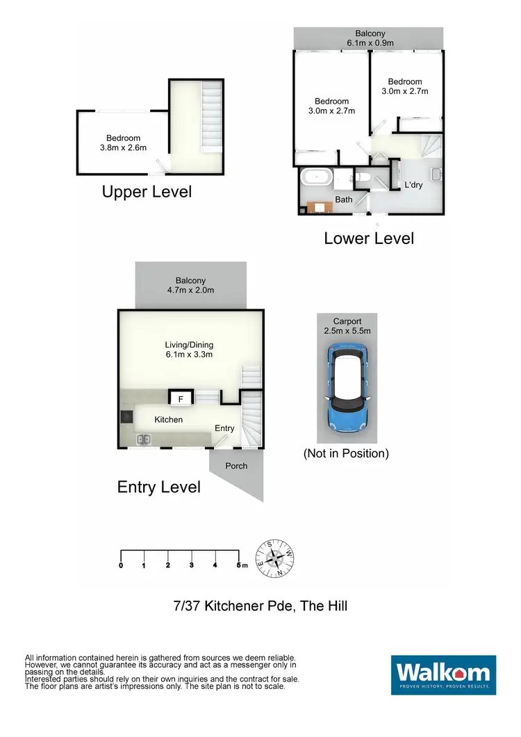 Floorplan of Homely townhouse listing, 7/37 Kitchener Parade, Newcastle NSW 2300