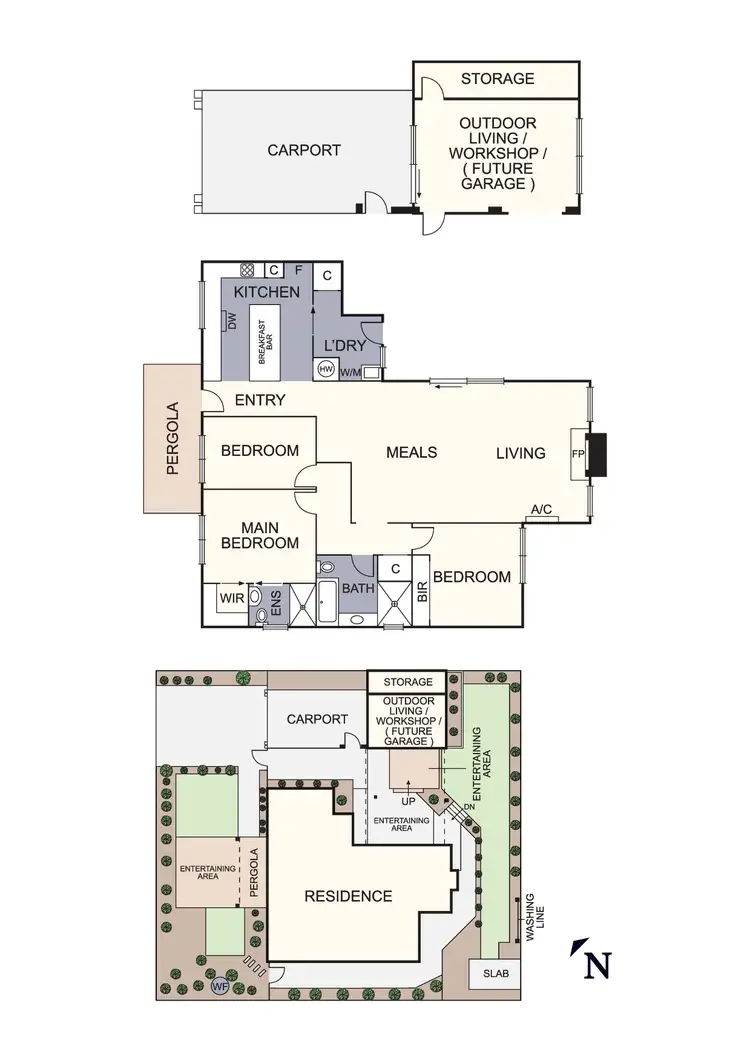 Floorplan of Homely house listing, 16 Warrington Crescent, Wattle Glen VIC 3096