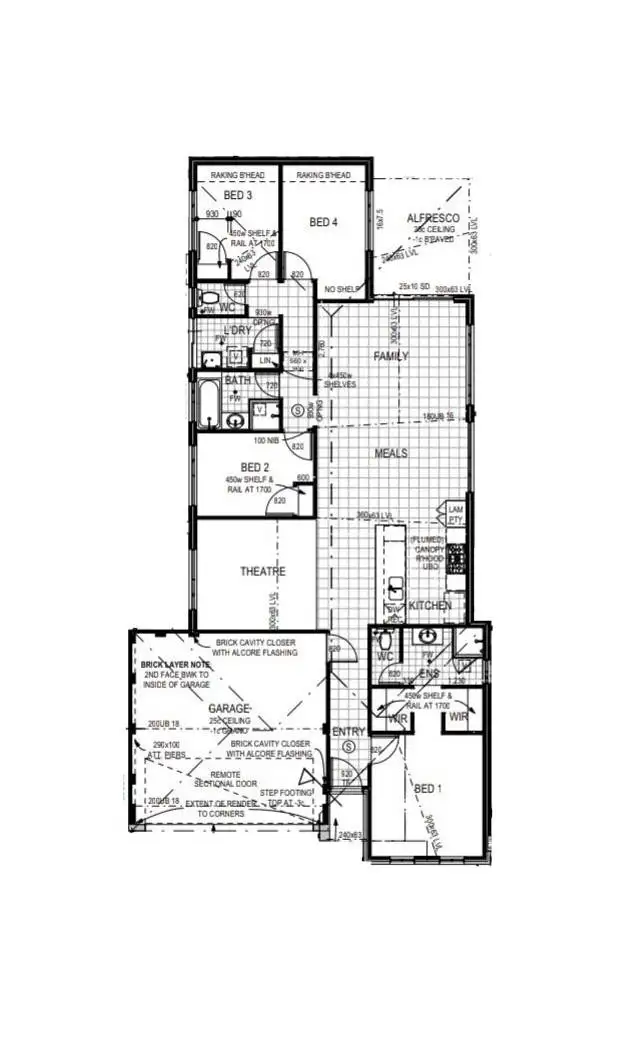 Floorplan of Homely house listing, 43 Amaranthus Road, Seville Grove WA 6112