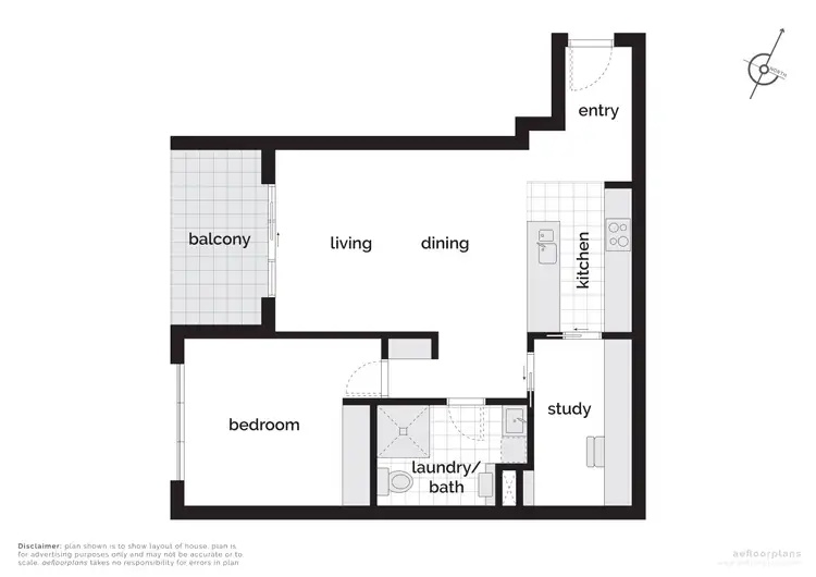 Floorplan of Homely apartment listing, 207/50 Eastlake Parade, Kingston ACT 2604