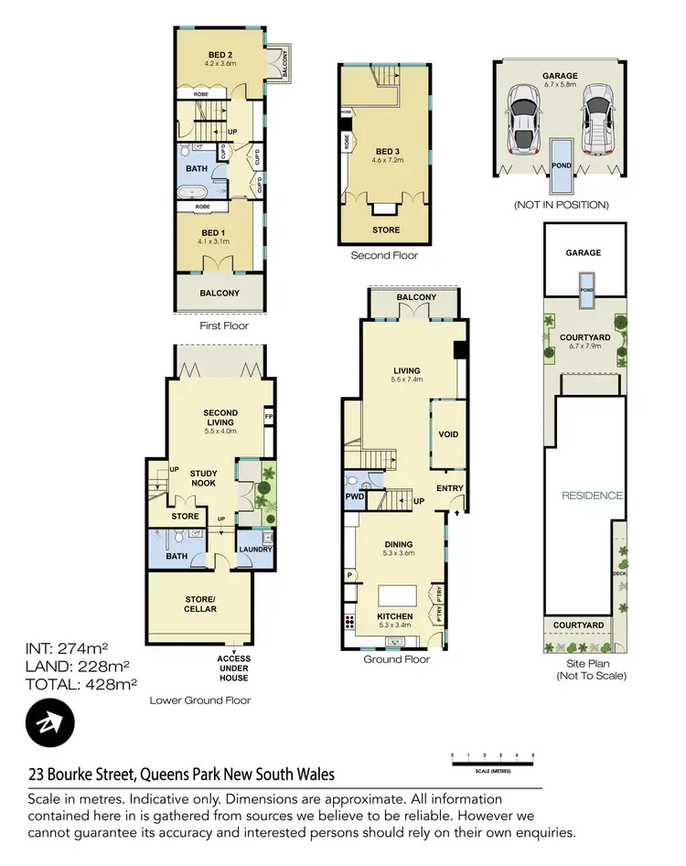 Floorplan of Homely house listing, 23 Bourke Street, Queens Park NSW 2022