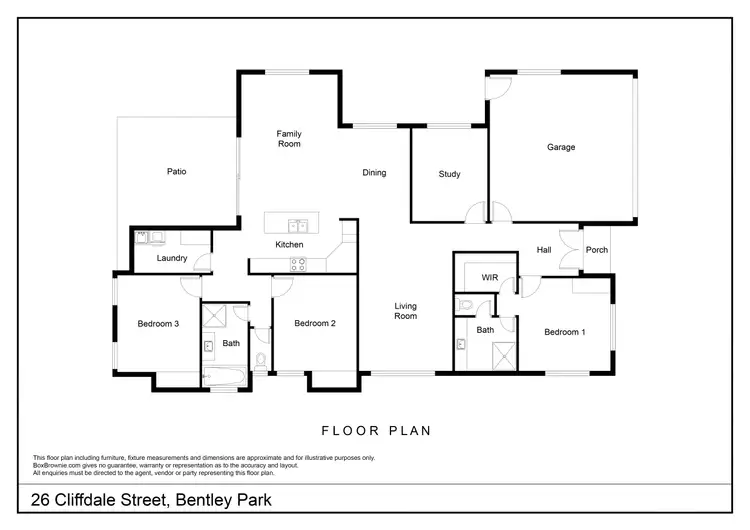 Floorplan of Homely house listing, 26 Cliffdale Street, Bentley Park QLD 4869