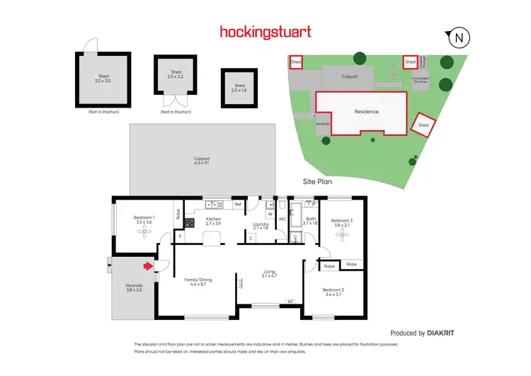 Floorplan of Homely house listing, 2 Hatty Court, Campbellfield VIC 3061