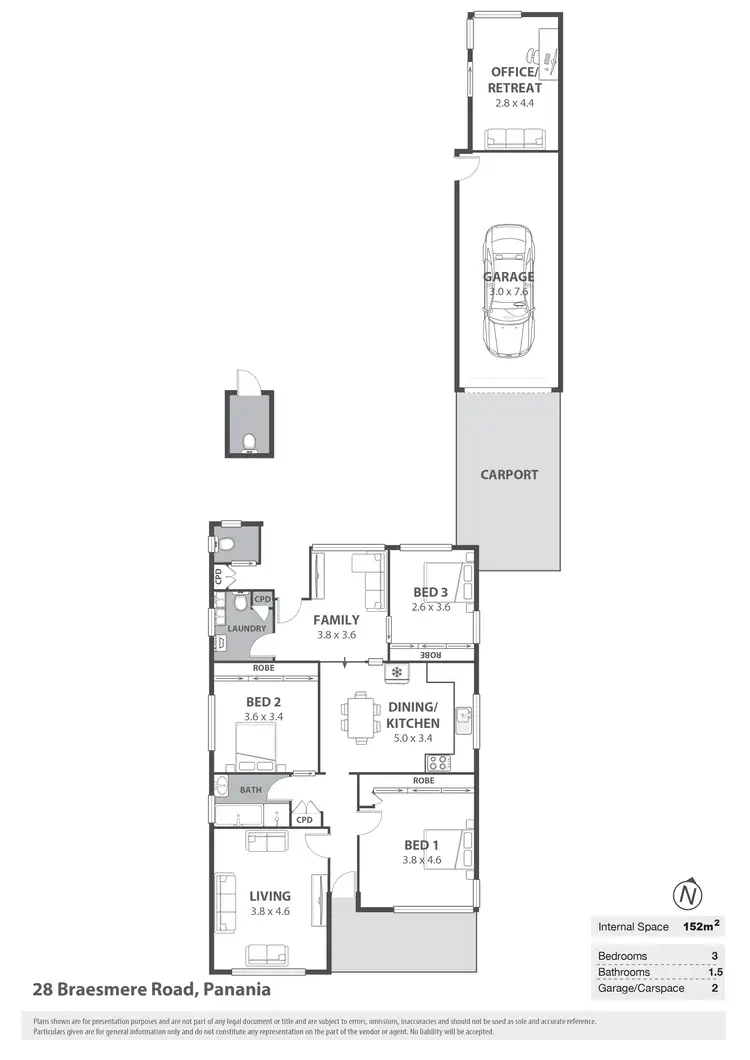 Floorplan of Homely house listing, 28 Braesmere Road, Panania NSW 2213