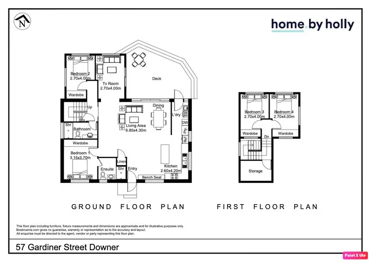 Floorplan of Homely house listing, 57 Gardiner Street, Downer ACT 2602