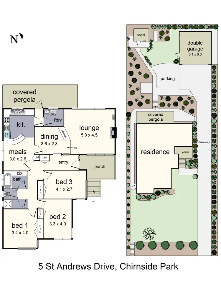 Floorplan of Homely house listing, 5 St Andrews Drive, Chirnside Park VIC 3116