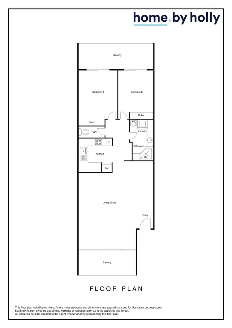 Floorplan of Homely apartment listing, 64/21 Aspinall Street, Watson ACT 2602