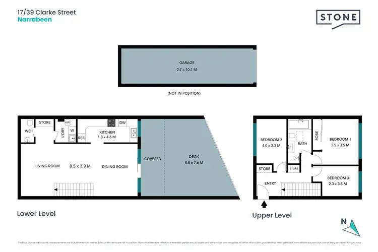 Floorplan of Homely townhouse listing, 17/39 Clarke Street, Narrabeen NSW 2101