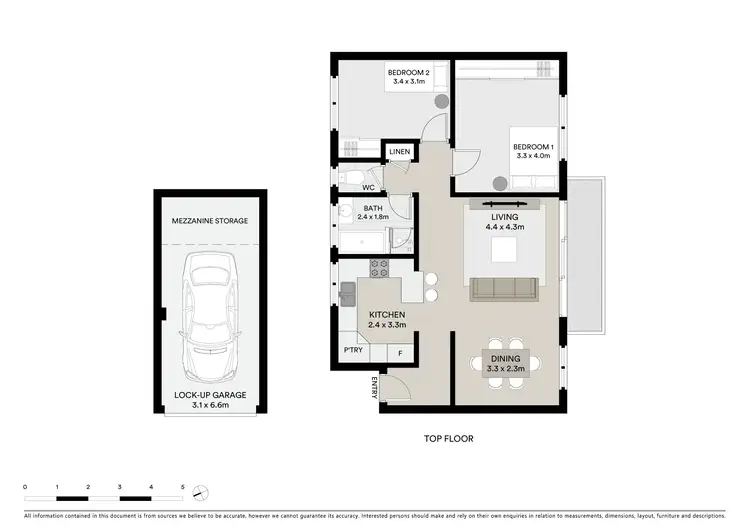 Floorplan of Homely apartment listing, 11/109 Ocean Street, Narrabeen NSW 2101