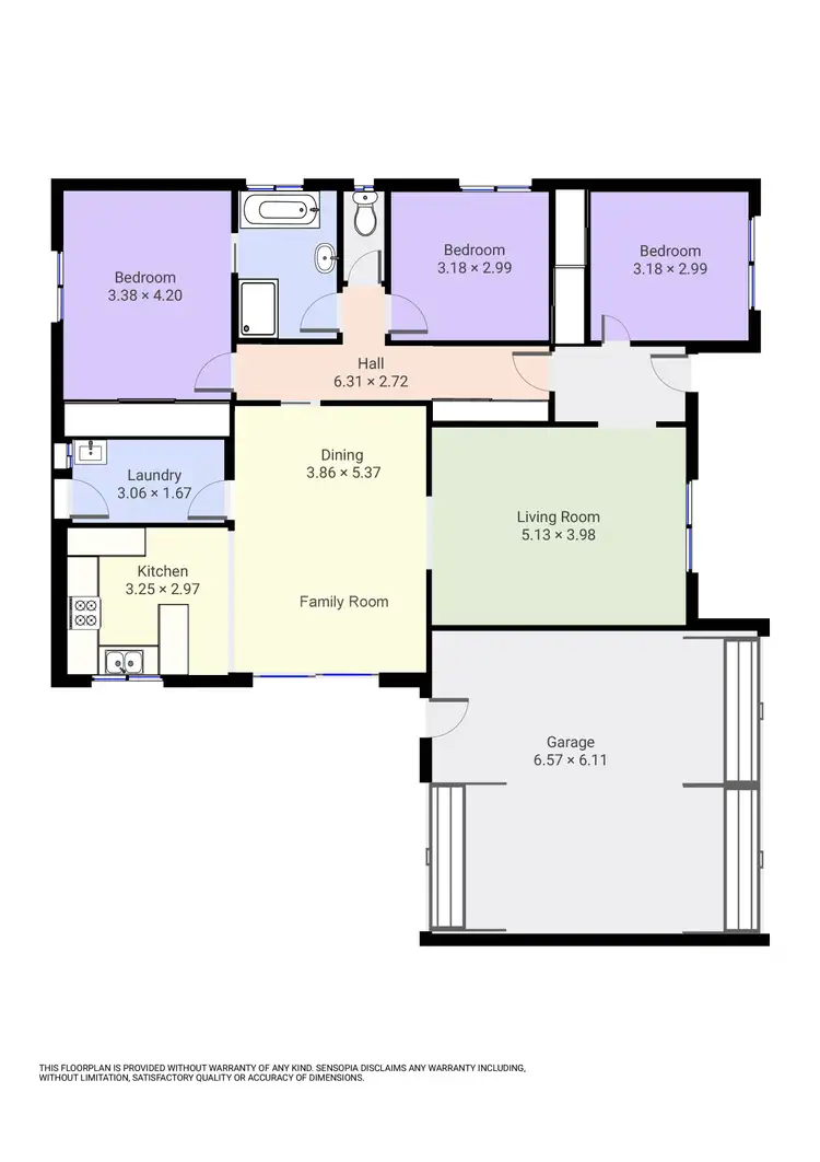Floorplan of Homely house listing, 31 Birdie Street, Wodonga VIC 3690