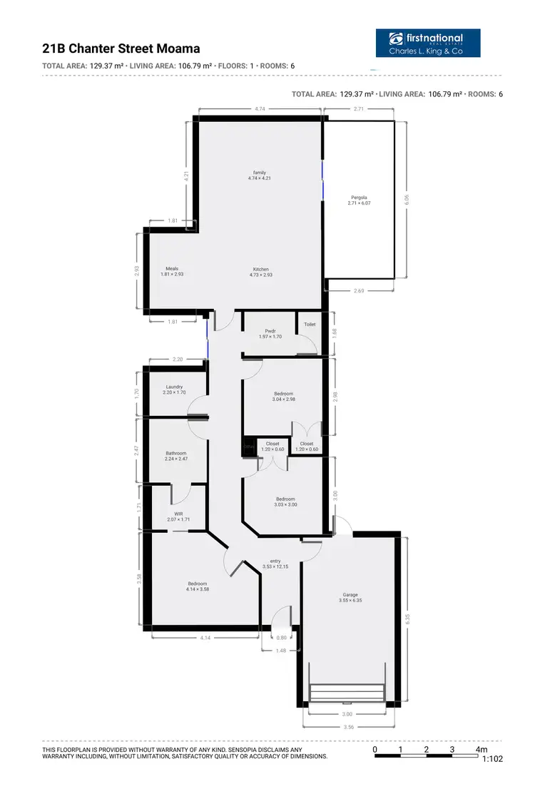 Floorplan of Homely house listing, 21B Chanter Street, Moama NSW 2731