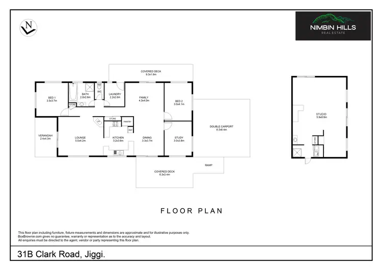 Floorplan of Homely rural property listing, 31B Clark Road, Jiggi NSW 2480