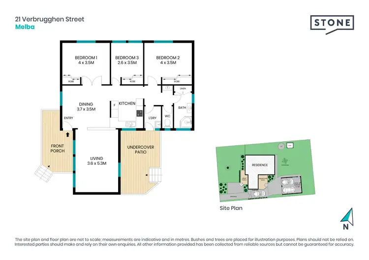 Floorplan of Homely house listing, 21 Verbrugghen Street, Melba ACT 2615