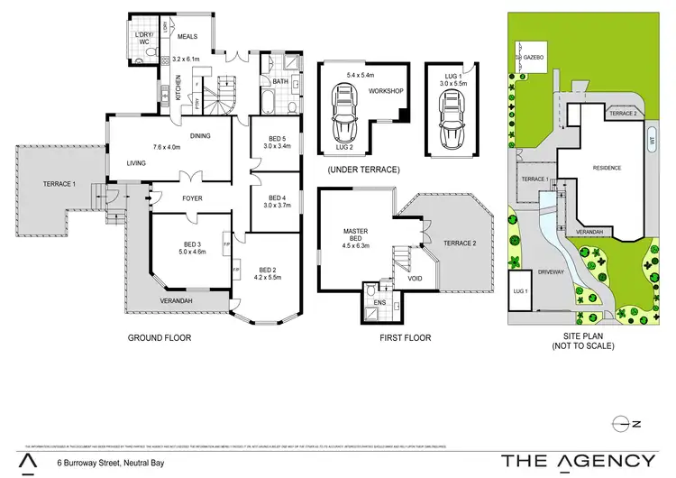 Floorplan of Homely house listing, 6 Burroway Street, Neutral Bay NSW 2089