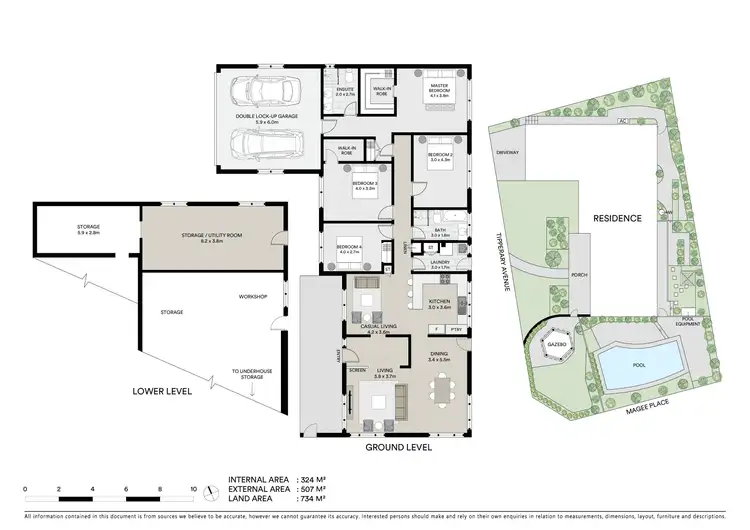 Floorplan of Homely house listing, 1 Magee Place, Killarney Heights NSW 2087