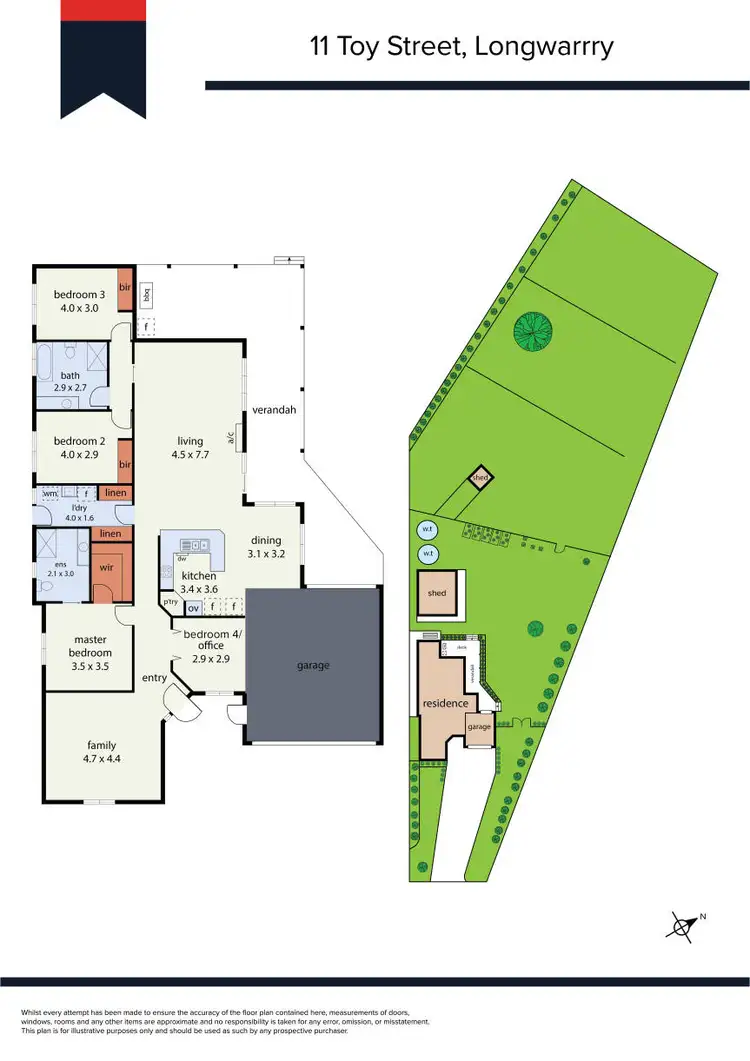 Floorplan of Homely house listing, 11 Toy Street, Longwarry VIC 3816