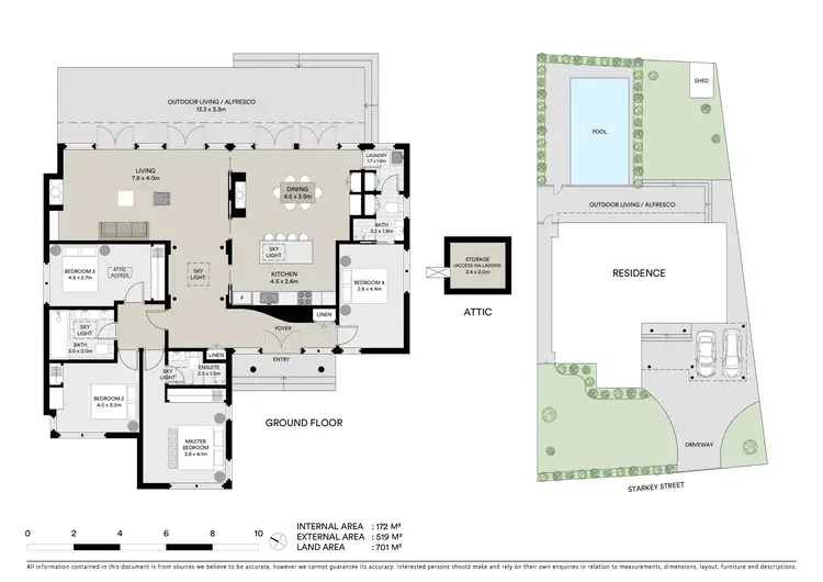Floorplan of Homely house listing, 123 Starkey Street, Killarney Heights NSW 2087