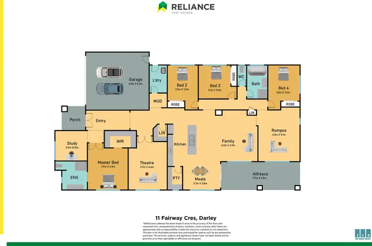 Floorplan of Homely house listing, 11 Fairway Crescent, Darley VIC 3340