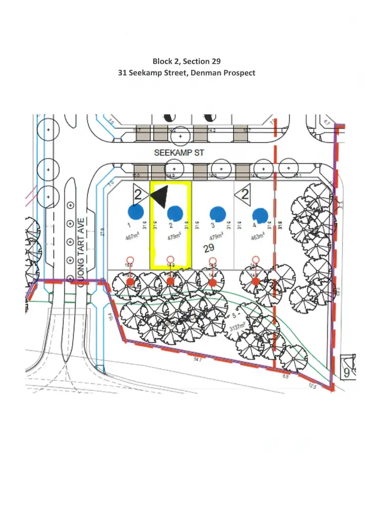 Floorplan of Homely land listing, 31 Seekamp Street, Denman Prospect ACT 2611