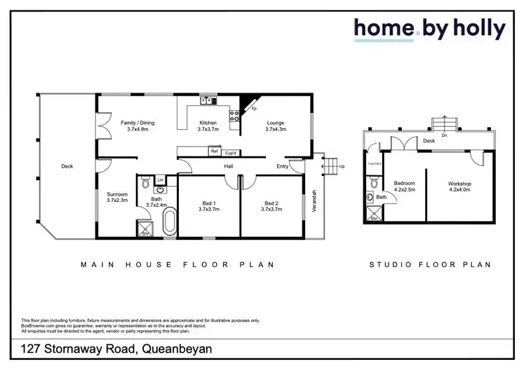 Floorplan of Homely house listing, 127 Stornaway Road, Queanbeyan NSW 2620