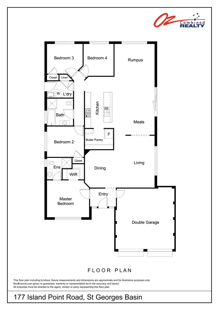 Floorplan of Homely house listing, 177 Island Point Road, St Georges Basin NSW 2540