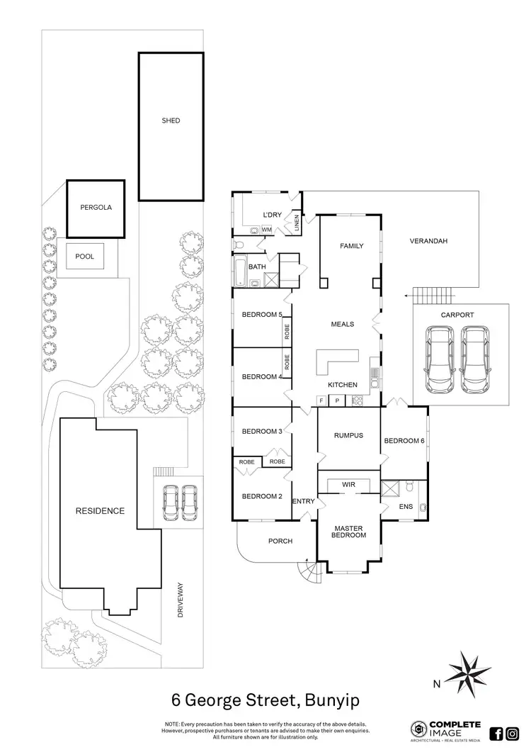 Floorplan of Homely house listing, 6 George Street, Bunyip VIC 3815
