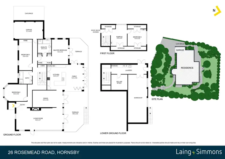Floorplan of Homely house listing, 26 Rosemead Road, Hornsby NSW 2077