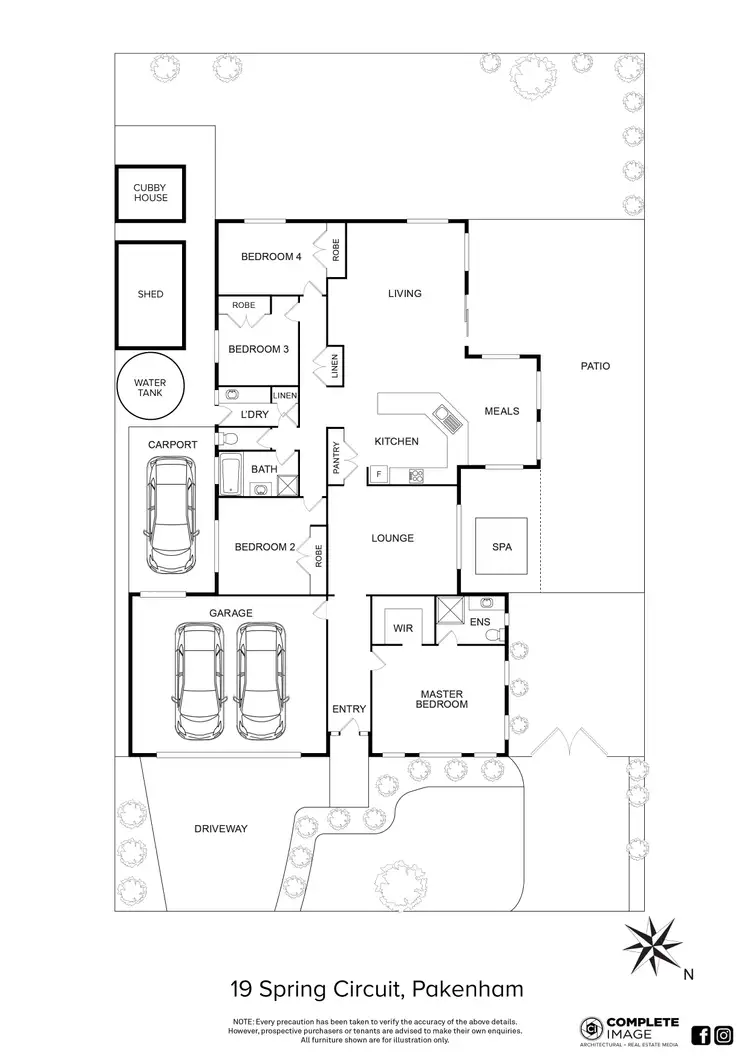 Floorplan of Homely house listing, 19 Spring Circuit, Pakenham VIC 3810