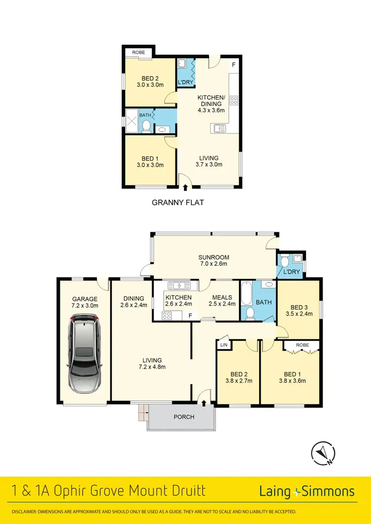 Floorplan of Homely house listing, 1 & 1a Ophir Grove, Mount Druitt NSW 2770