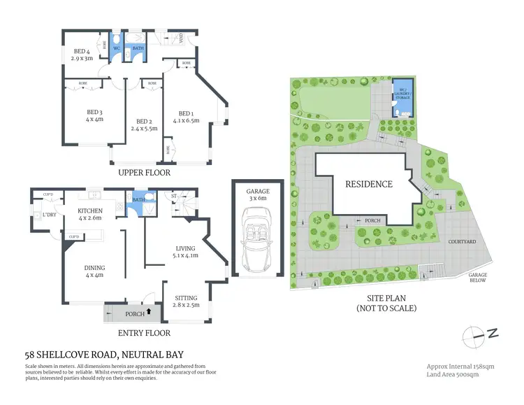 Floorplan of Homely house listing, 58 Shellcove Road, Neutral Bay NSW 2089