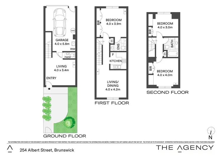 Floorplan of Homely house listing, 254 Albert Street, Brunswick VIC 3056