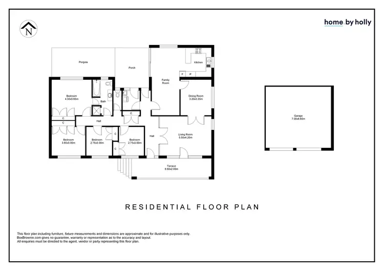 Floorplan of Homely house listing, 67 Rivett Street, Hackett ACT 2602