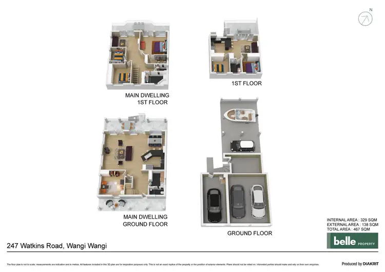 Floorplan of Homely house listing, 247 Watkins Road, Wangi Wangi NSW 2267