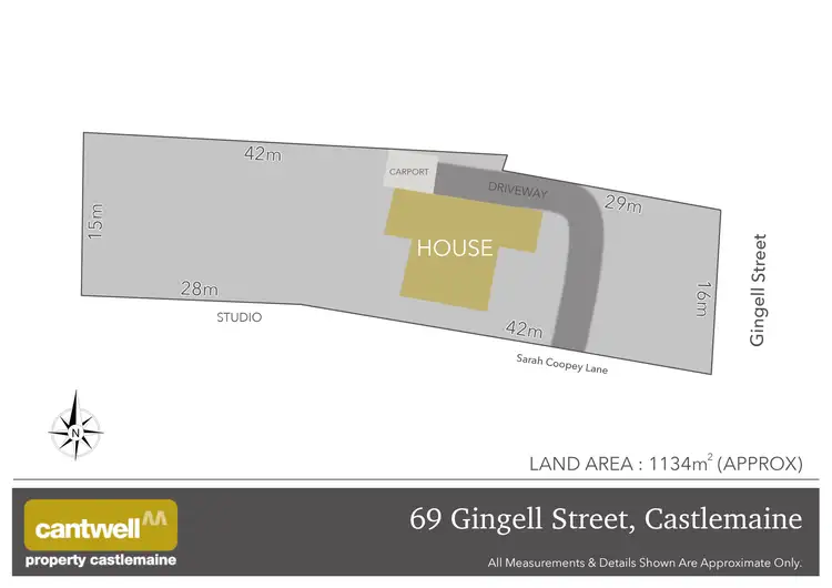 Floorplan of Homely house listing, 69 Gingell Street, Castlemaine VIC 3450