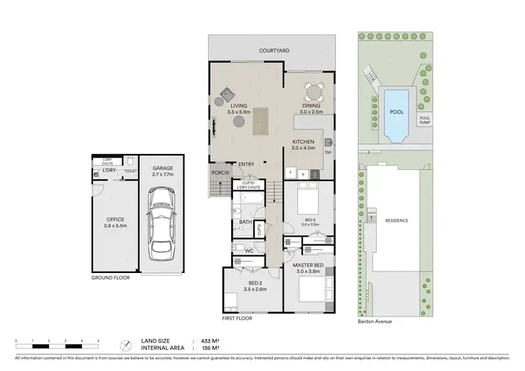 Floorplan of Homely house listing, 61 Bardon Avenue, Miami QLD 4220