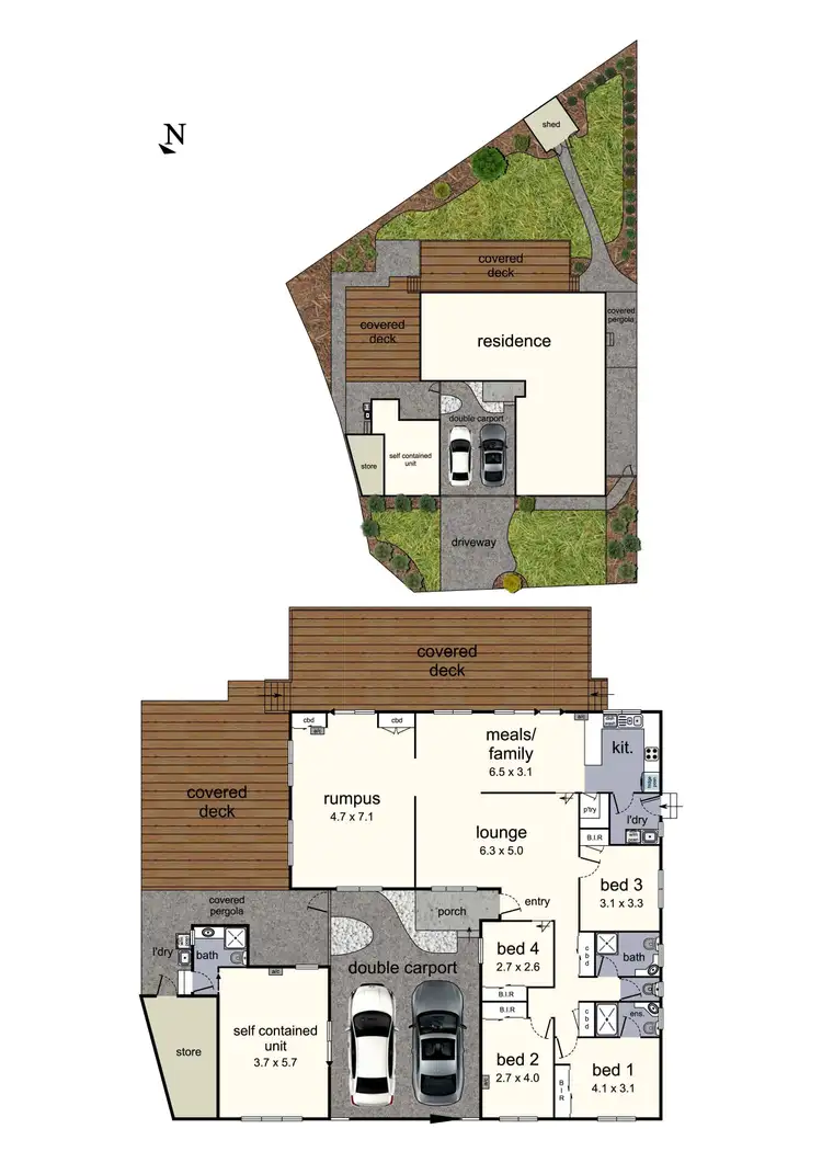 Floorplan of Homely house listing, 2 Laturns Court, Vermont South VIC 3133